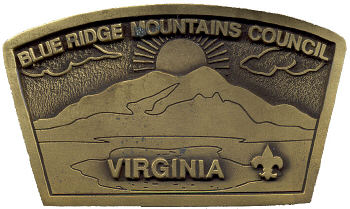 Blue Ridge Mountains Council Belt Buckle