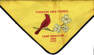 Camp Monocan 1969 Staff Neckerchief