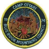 Camp Ottari 1974 Pocket Patch