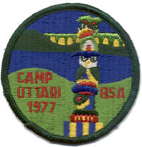 Camp Ottari 1977 Pocket Patch