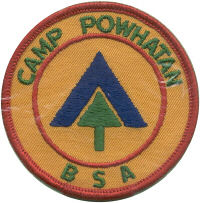 Camp Powhatan 1967 Pocket Patch