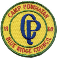 Camp Powhatan 1969 Pocket Patch