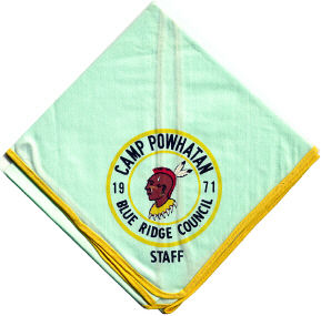 Camp Powhatan 1971 Staff Neckerchief