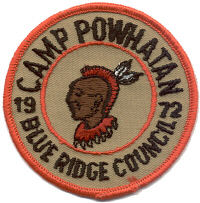 Camp Powhatan 1972 Pocket Patch