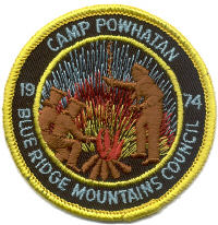 Camp Powhatan 1974 Pocket Patch