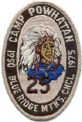 Camp Powhatan 1975 Pocket Patch