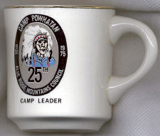 Camp Powhatan 1975 Camp Leader Mug