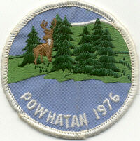 Camp Powhatan 1976 Pocket Patch