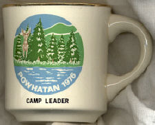 Camp Powhatan 1976 Camp Leader Mug