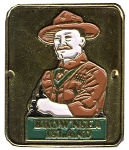 Brownsea Island Hiking Stick Medallion