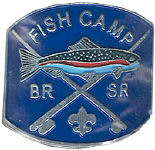 Fish Camp Hiking Stick Medallion