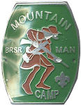 Mountain Man Outpost Hiking Stick Medallion