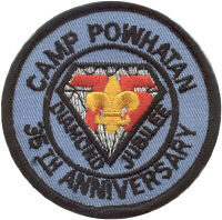 Camp Powhatan 35th Anniversary Pocket Patch 